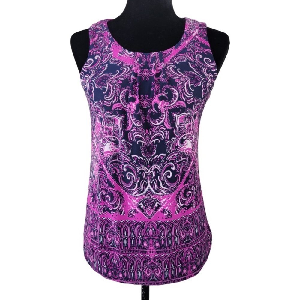 INC International Concept Purple Pink Sleeveless Camisole top size S